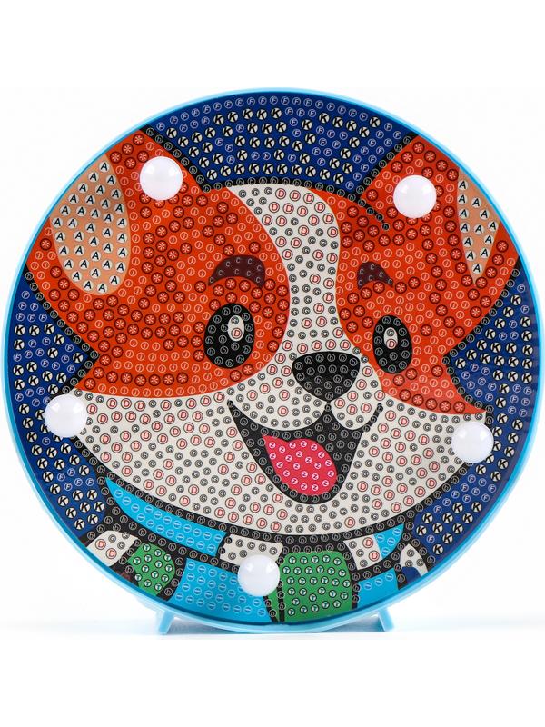 Ночник своими руками. Алмазная мозаика для детей на ночнике «Корги», 15×15 см, набор для творчества