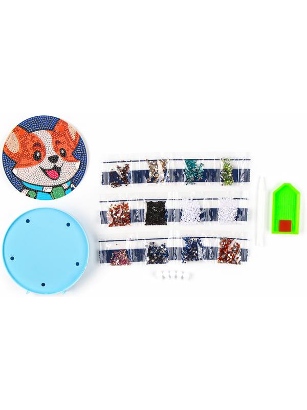 Ночник своими руками. Алмазная мозаика для детей на ночнике «Корги», 15×15 см, набор для творчества