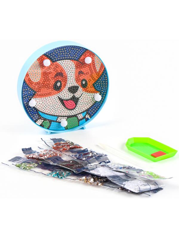 Ночник своими руками. Алмазная мозаика для детей на ночнике «Корги», 15×15 см, набор для творчества
