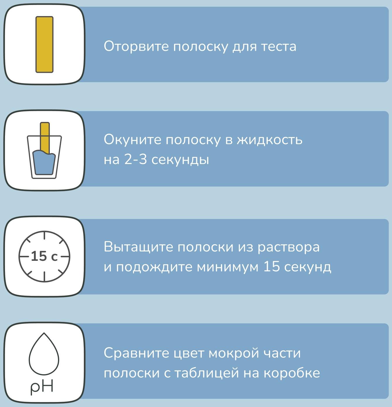 Лакмусовая бумага для измерения кислотности воды, набор 80 шт.