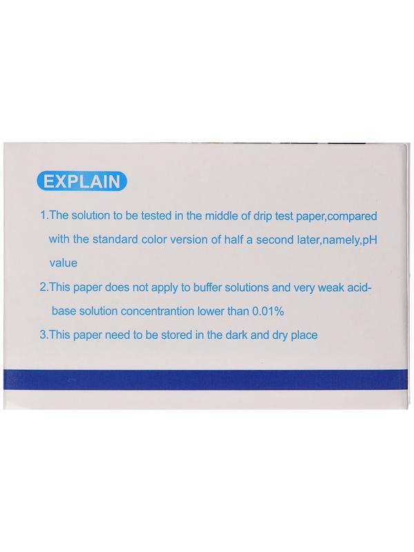 Лакмусовая бумага для измерения кислотности воды, набор 80 шт.