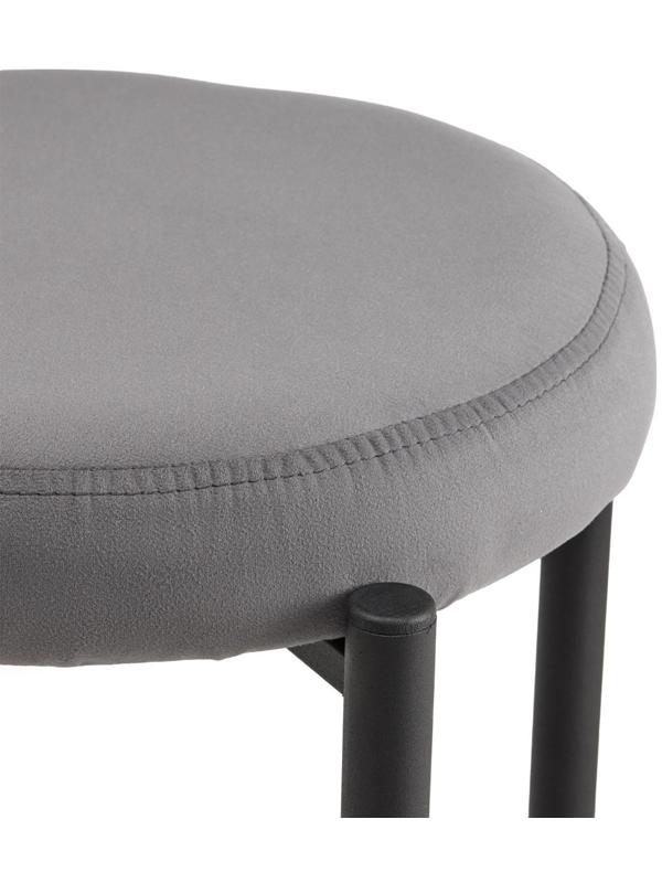 Табурет для кухни «Оливия» Velutto 32, графит