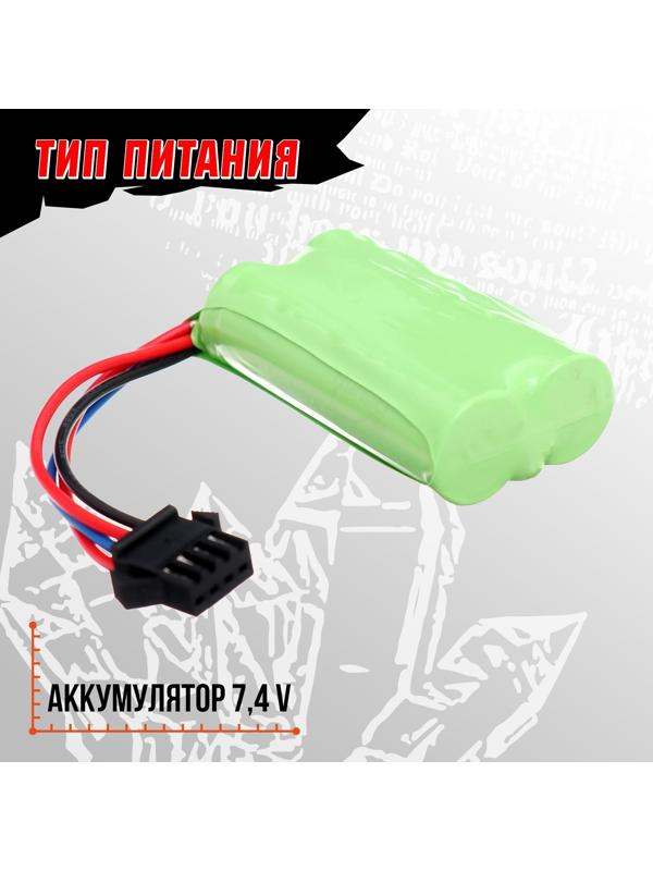 Автомат «Шторм», стреляет орбизами, работает от аккумулятора 7,4 V