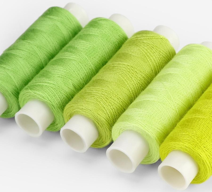 Набор ниток «Лаймовый пирог», 40/2, 200 м, 5 шт., разноцветный