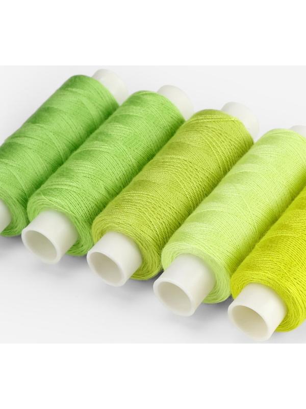 Набор ниток «Лаймовый пирог», 40/2, 200 м, 5 шт., разноцветный