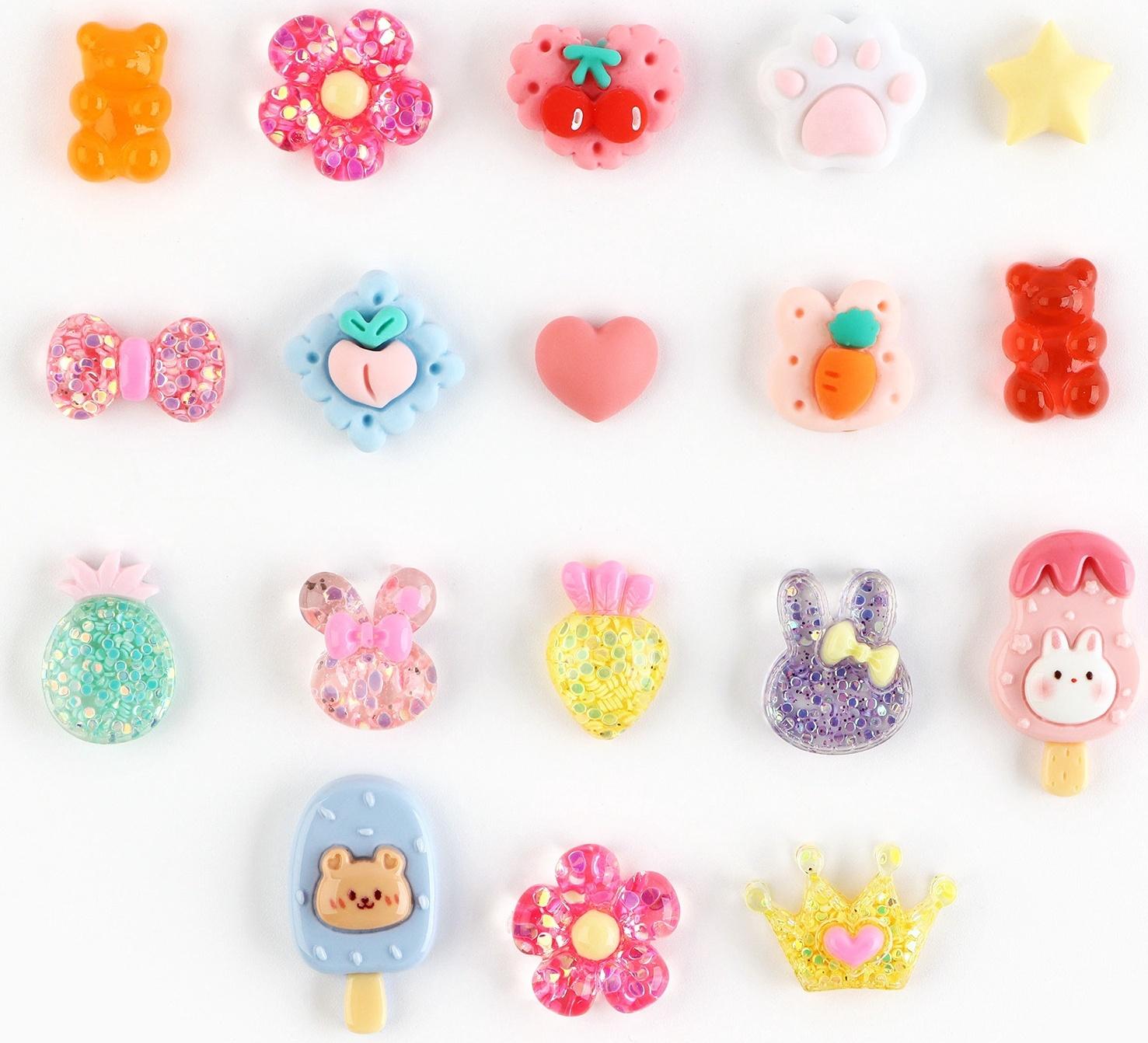 Большой набор для создания акриловых брелоков с наклейками