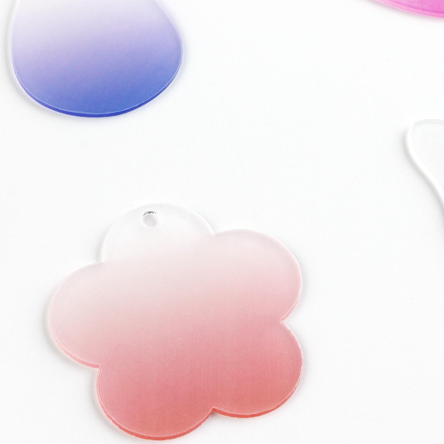 Большой набор для создания акриловых брелоков с наклейками