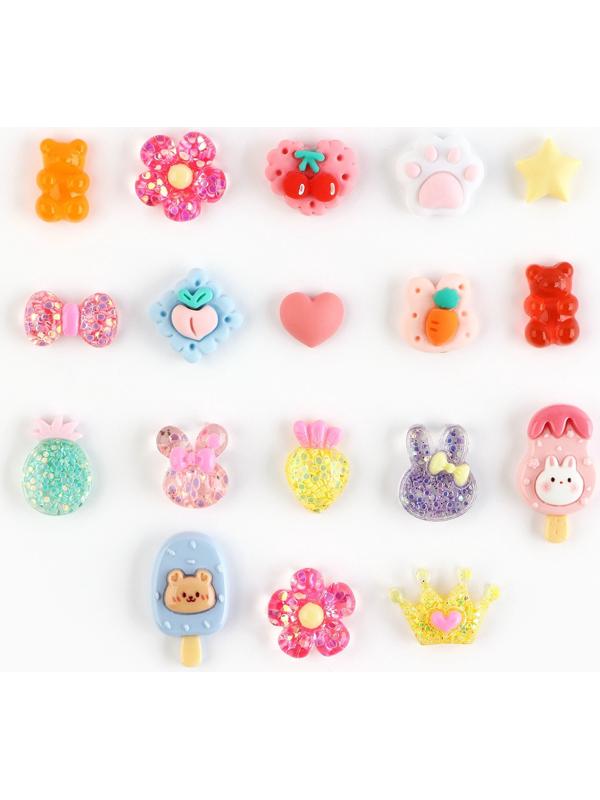 Большой набор для создания акриловых брелоков с наклейками