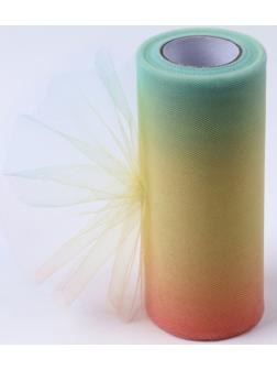 Фатин, 15 см, 23 ± 1 м, 11 ± 1 г/кв.м, цвет тропический градиент №3