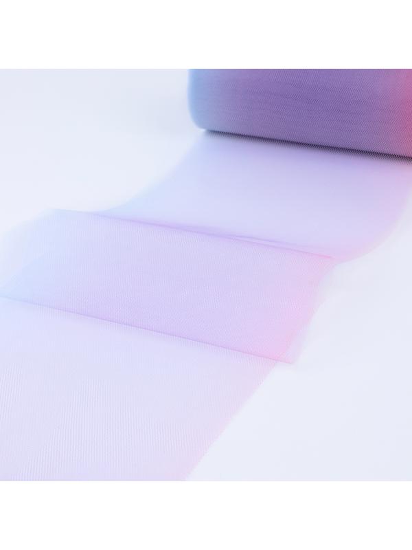 Фатин, 15 см, 23 ± 1 м, 11 ± 1 г/кв.м, цвет фиолетовый градиент №7