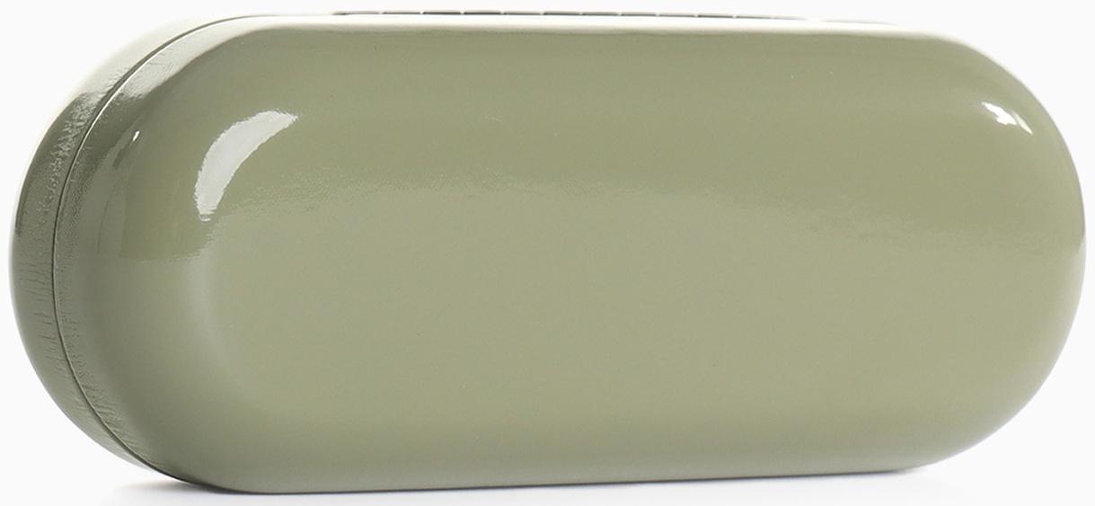 Футляр для очков на хлопушке, длина 16 см, цвет зелёный