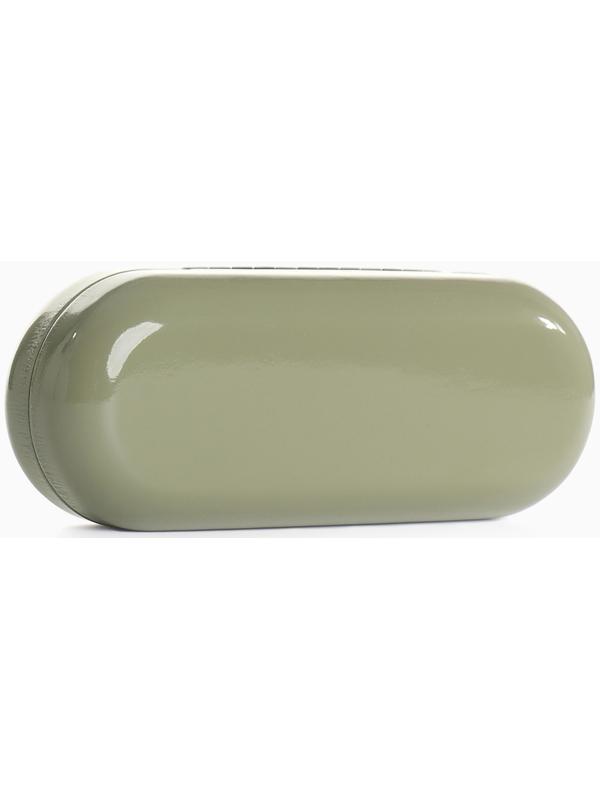 Футляр для очков на хлопушке, длина 16 см, цвет зелёный