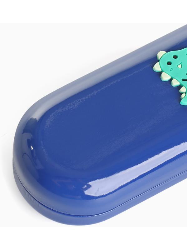 Футляр для очков на хлопушке, длина 16 см, цвет синий