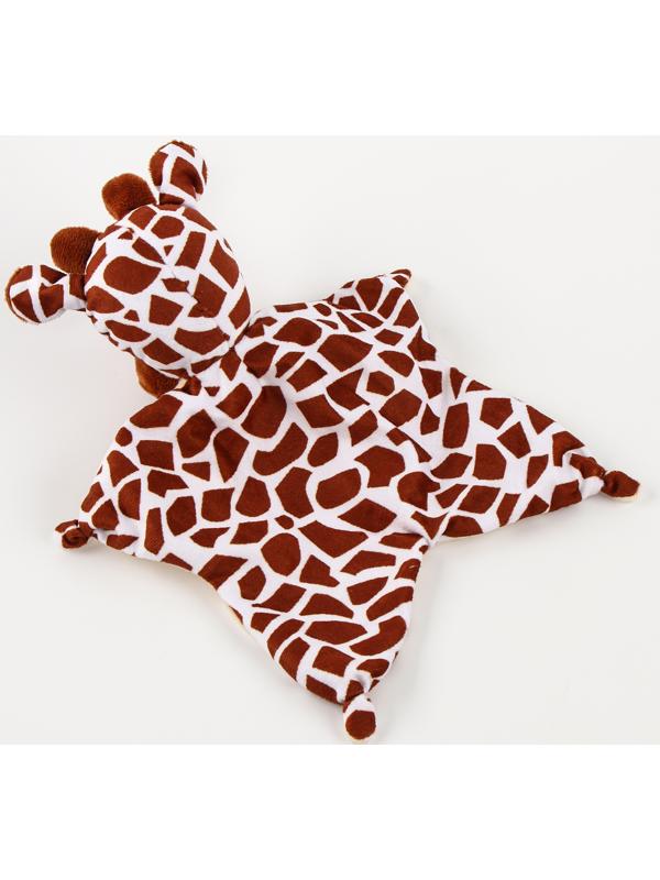 Набор подарочный: Комфортер 27 см + плед 71х125 см, «Жираф»