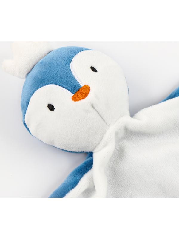 Набор подарочный: Комфортер 27 см + плед 71х125 см, «Пингвин»