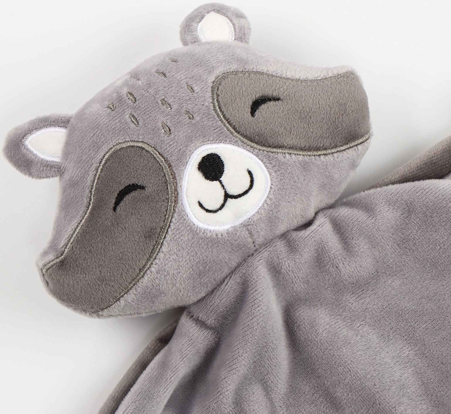 Набор подарочный: Комфортер 27 см + плед 71х125 см, «Енот»