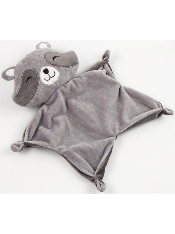 Набор подарочный: Комфортер 27 см + плед 71х125 см, «Енот»