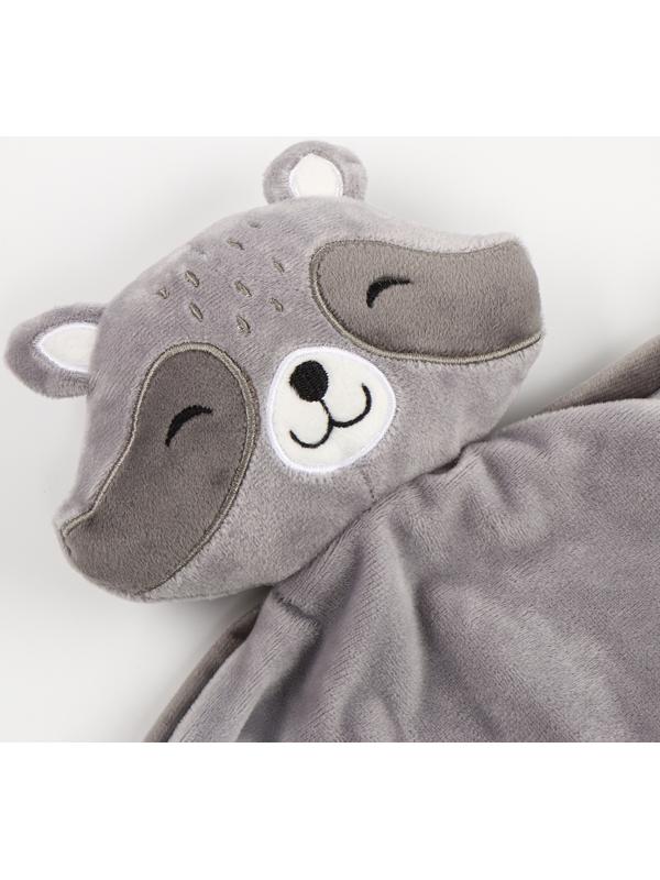 Набор подарочный: Комфортер 27 см + плед 71х125 см, «Енот»