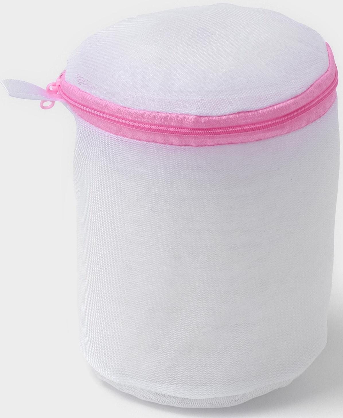 Мешки для стирки, 4 шт: L= 60×50, M=50×40, S=40×30, Цилиндр=15×16, цвет белый