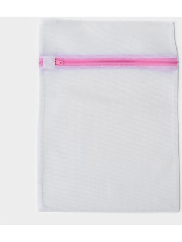 Мешки для стирки, 4 шт: L= 60×50, M=50×40, S=40×30, Цилиндр=15×16, цвет белый