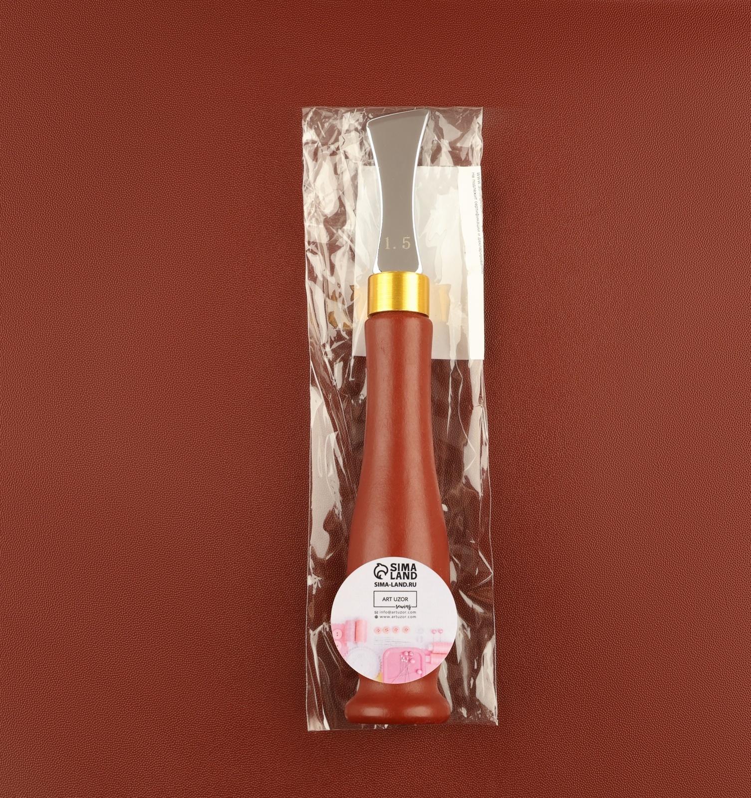 Кризер для разметки по коже, 15,5 × 2,5 см, шаг = 1,5 мм