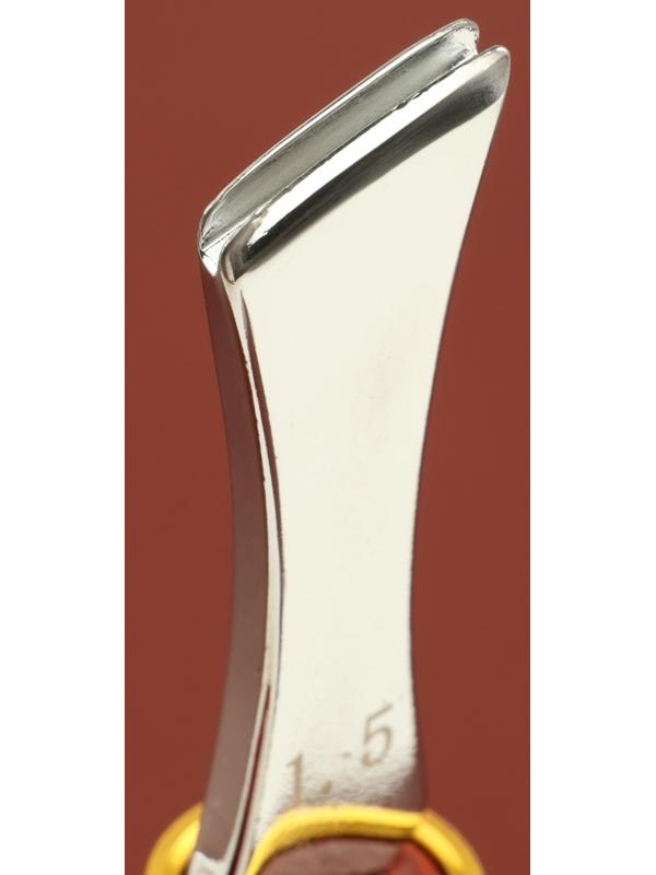 Кризер для разметки по коже, 15,5 × 2,5 см, шаг = 1,5 мм