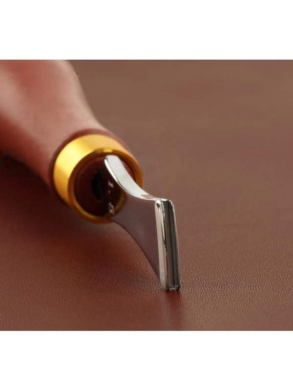 Кризер для разметки по коже, 15,5 × 2,5 см, шаг = 1,5 мм