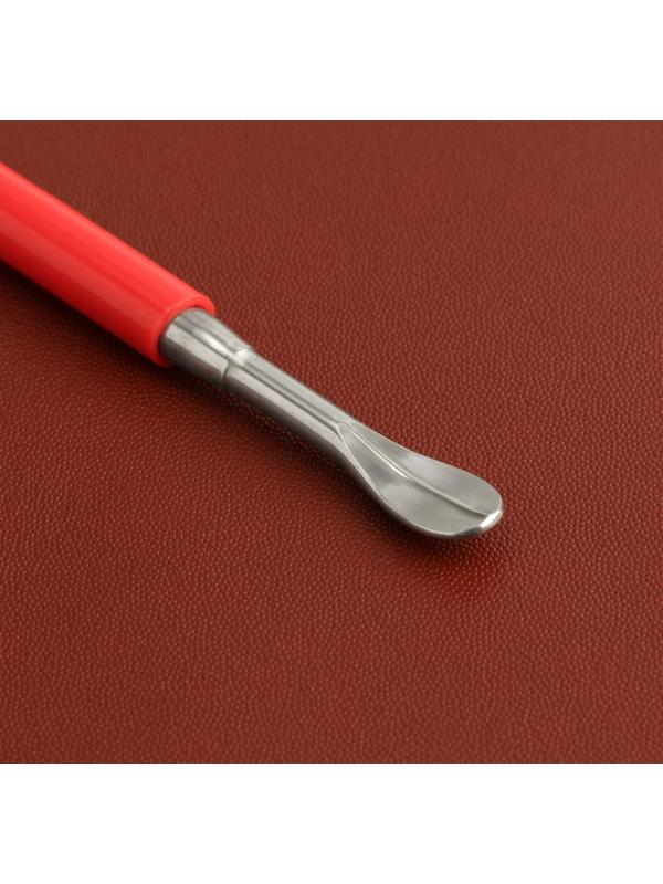 Набор двусторонних кардин для тиснения по коже, 3 шт, 16 см, цвет красный