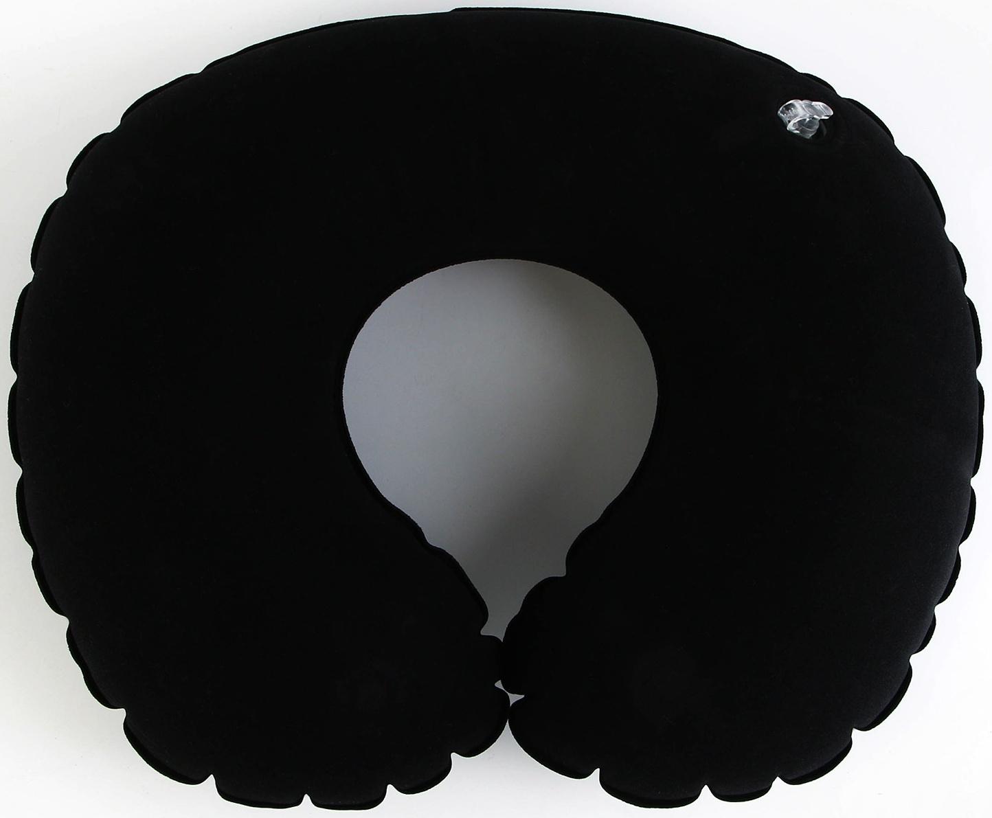 Подушка для путешествий надувная Space, чёрная