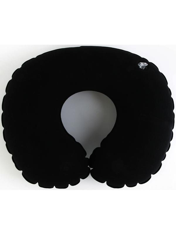 Подушка для путешествий надувная Space, чёрная