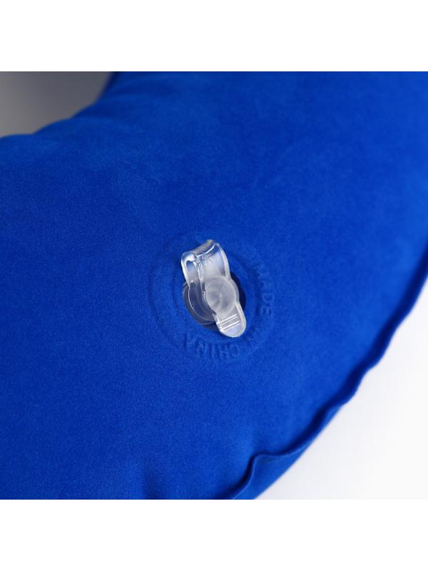 Подушка для путешествий надувная Travel mood, синяя