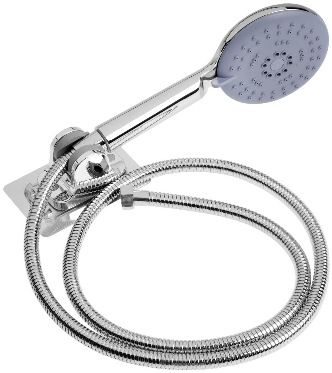 Смеситель для душа ZEIN Z4481, термостат, шланг 150 см, лейка 12.5 см, 5 режимов, хром