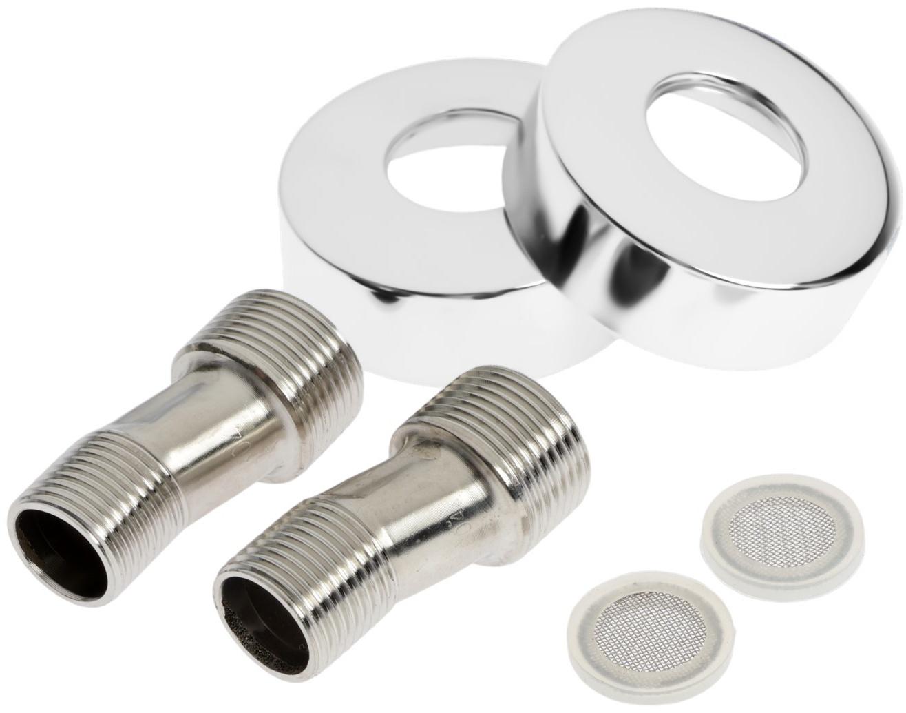 Смеситель для душа ZEIN Z4481, термостат, шланг 150 см, лейка 12.5 см, 5 режимов, хром