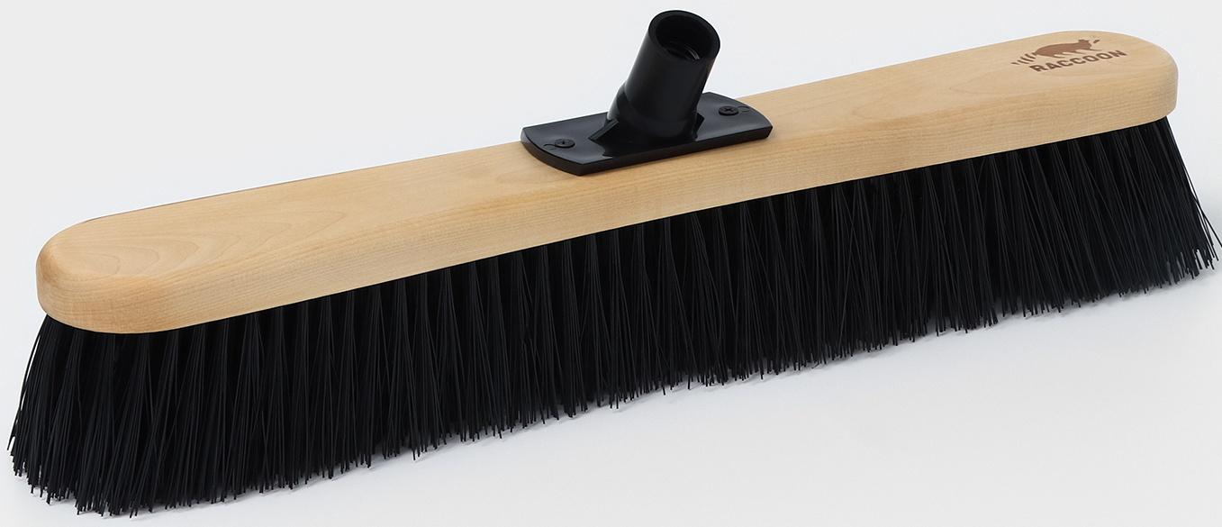 Щётка для пола Raccoon, премиум, 500 мм, черный длинный ворс