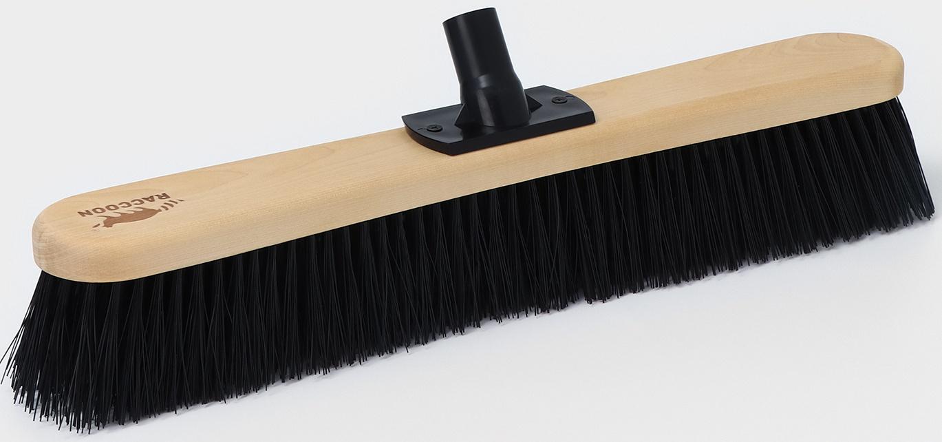 Щётка для пола Raccoon, премиум, 500 мм, черный длинный ворс