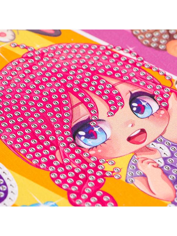 Алмазная мозаика для детей с частичным заполнением на часах «Малыши», 20 х 20 см