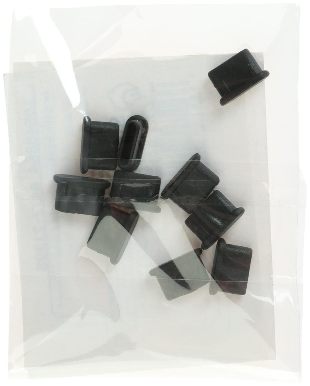 Заглушка Type-c, чёрный, пластик, набор 10 шт