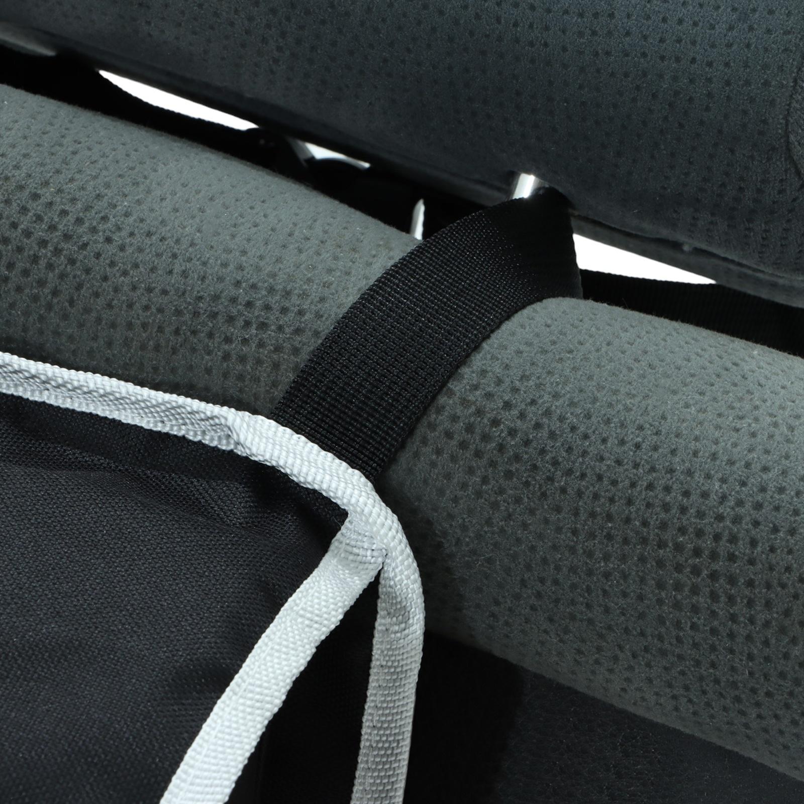 Органайзер в багажник автомобиля, на сиденье, ткань оксфорд, 90×25×12 см, чёрный