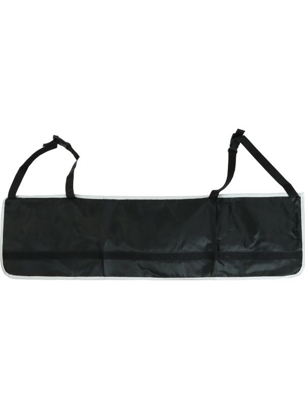 Органайзер в багажник автомобиля, на сиденье, ткань оксфорд, 90×25×12 см, чёрный