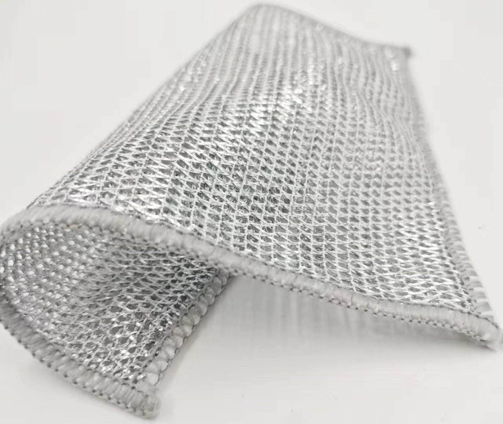 Салфетка для мытья посуды, металлическая, однослойная, 5 шт, 19×19 см