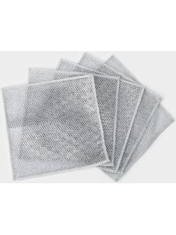 Салфетка для мытья посуды, металлическая, однослойная, 5 шт, 19×19 см