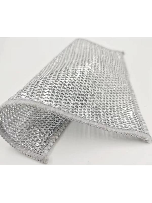 Салфетка для мытья посуды, металлическая, однослойная, 5 шт, 19×19 см