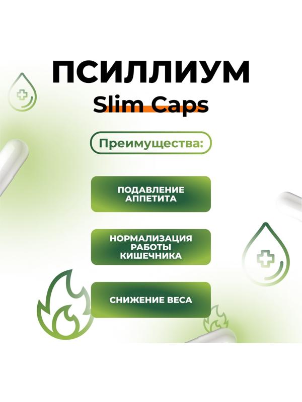 Псиллиум Slim Caps Vitamuno для похудения и детокса, 60 капсул