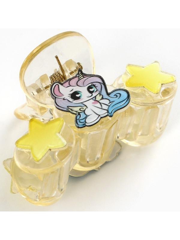 Краб для волос «Самой яркой звездочке», 5.5×3.5×2 см