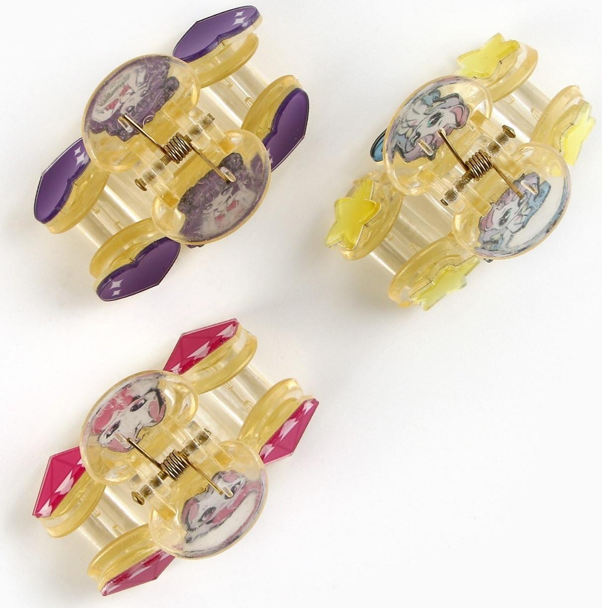 Краб для волос, 5.5 х 3.5 х 2 см МИКС