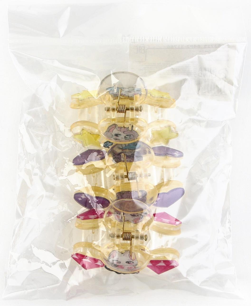 Краб для волос, 5.5 х 3.5 х 2 см МИКС