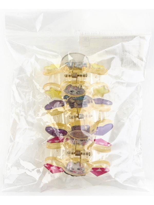 Краб для волос, 5.5 х 3.5 х 2 см МИКС