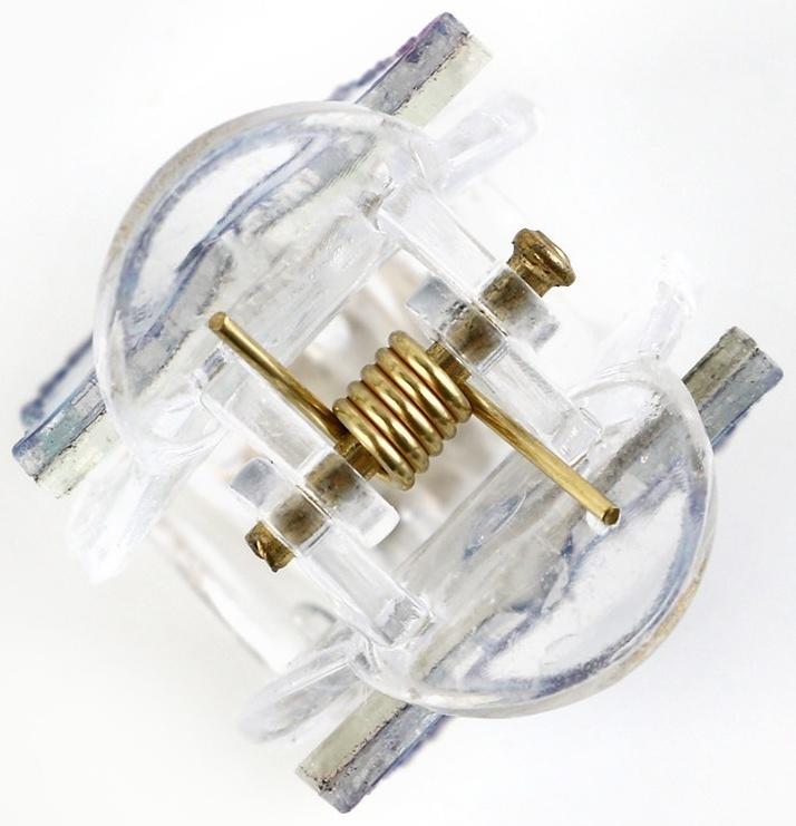 Краб для волос «Нежность», 2.5 х 2 х 2 см