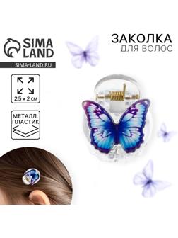 Краб для волос «Нежность», 2.5 х 2 х 2 см