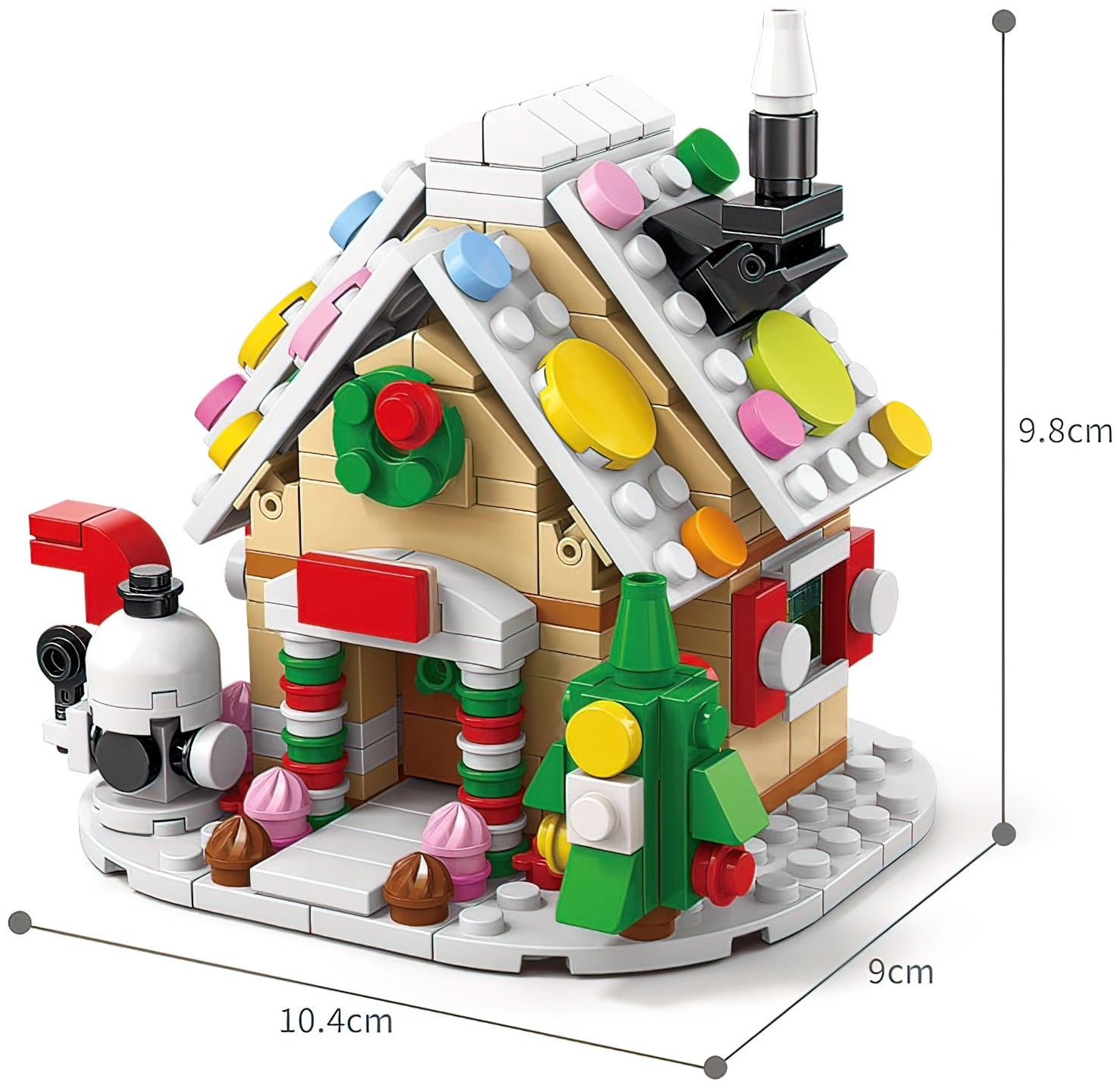 Конструктор «Большой подарок. Домик», 6 в 1, 302 детали